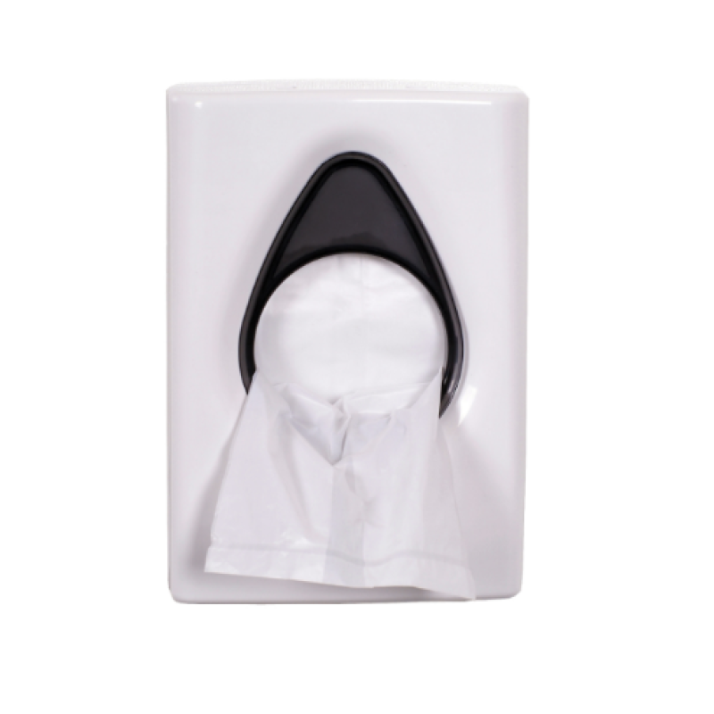 Hygiënezakjesdispenser voor plastic hygiënezakjes
