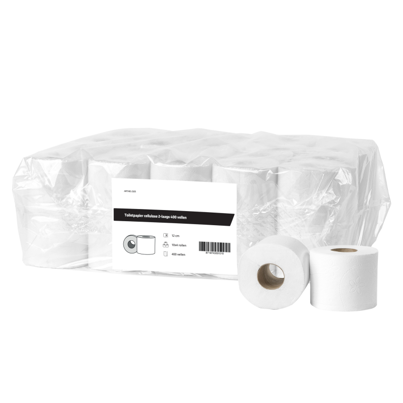 Toiletpapier cellulose 2-laags / 400 vel
