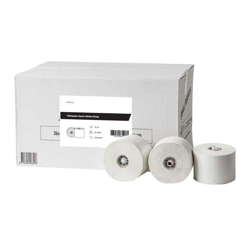 Toiletpapier Doprol tissue wit 2-laags