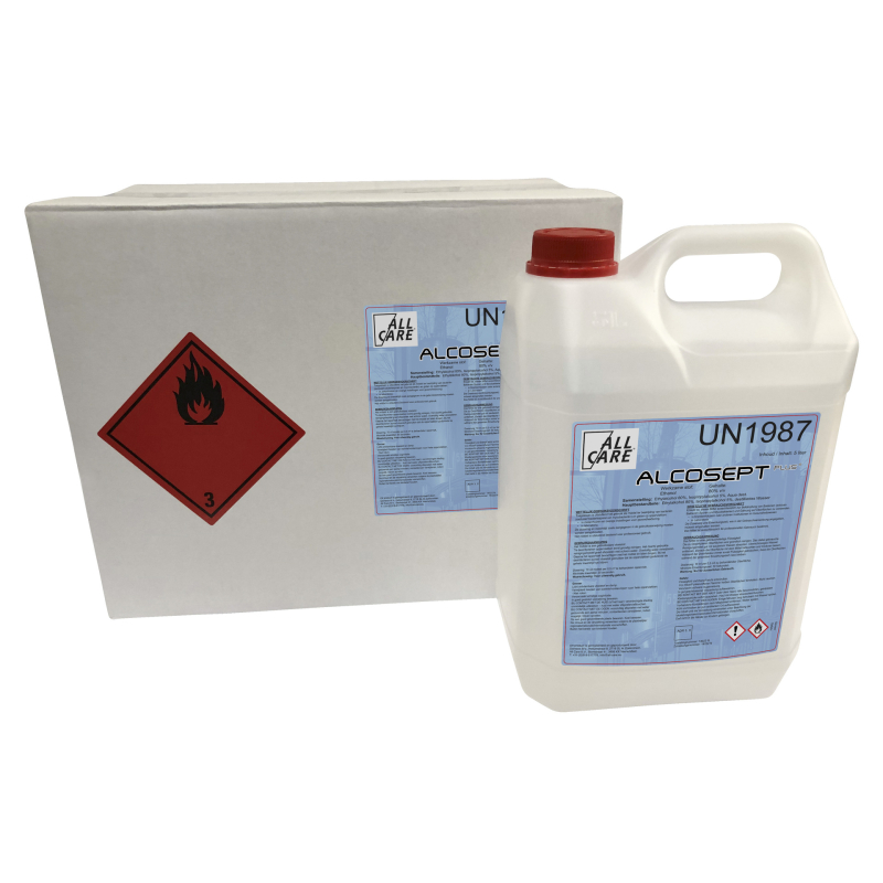 Alcosept  80%, 5 liter. Toelatingsnr. 14022N