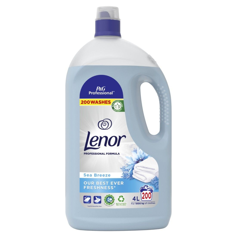 Lenor Professional wasverzachter, Zeebries 200 scoops, 3 x 4 liter