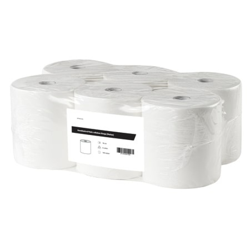Papieren handdoekrol Controlmatic, 2-laags, wit, cellulose, 140 meter