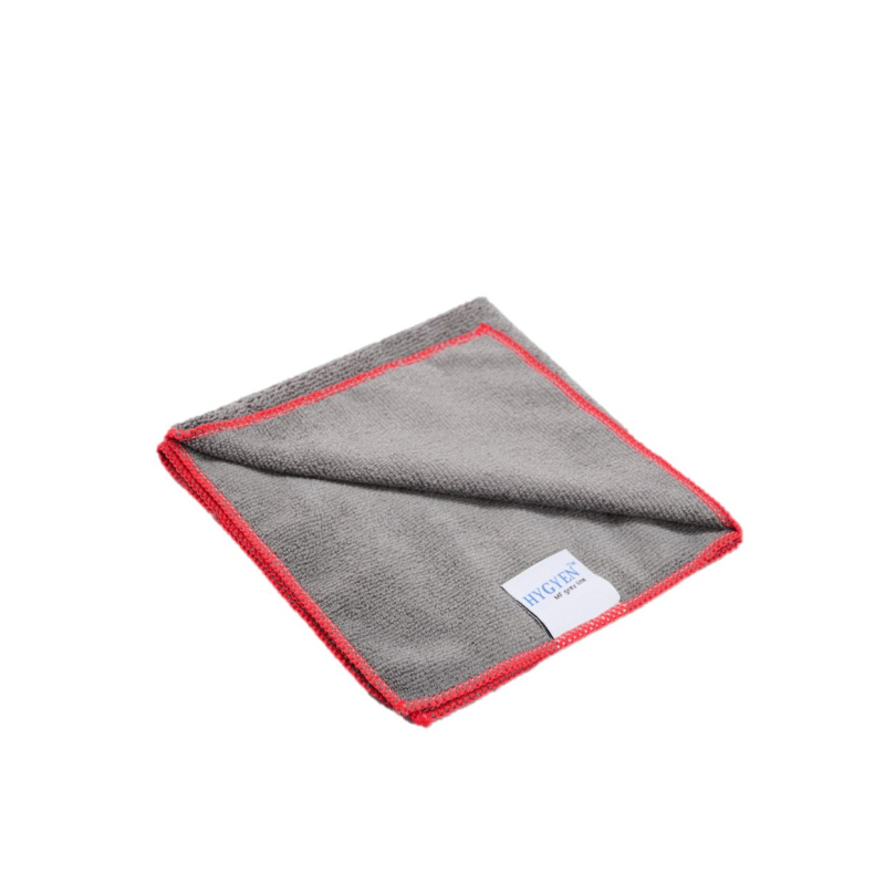 Microvezeldoek HYGYEN™ Grey Line, 300 gram, Rood