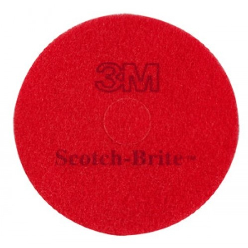 3M Vloerpad rood, 10 t/m 21 inch, 5 stuks