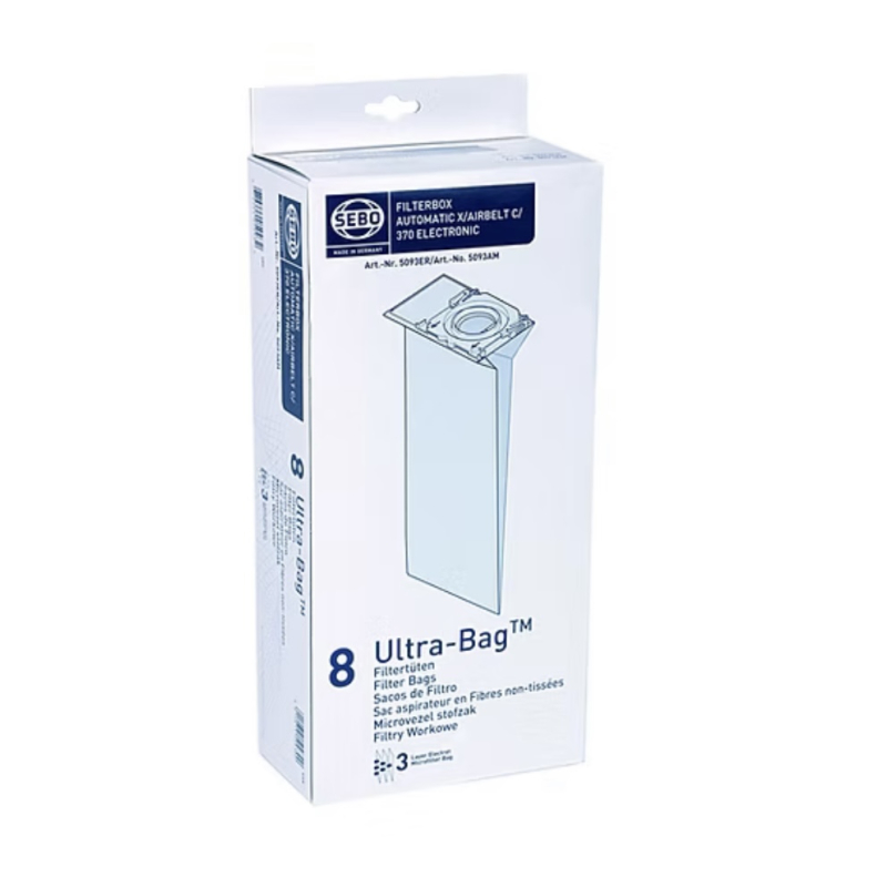 Stofzak Sebo tbv XP serie, 8 stuks