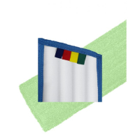 Vlakmop Velcro HYGYEN™ Microvezel 41 cm, groen